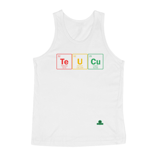 Nome do produto Camiseta regata engraçada com os elementos da tabela periódia 