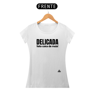 Nome do produto Camiseta baby long feminina com frase engraçada 