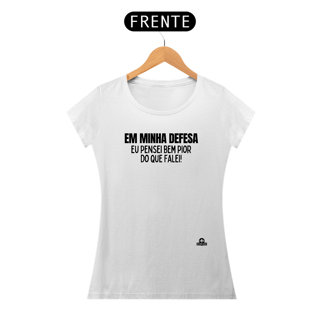 Nome do produto Camiseta baby long frase engraçada 