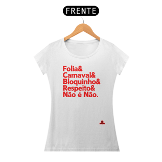 Nome do produto Camiseta baby long para o carnaval com frase 