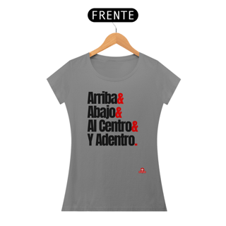 Nome do produto Camiseta feminina sobre o 