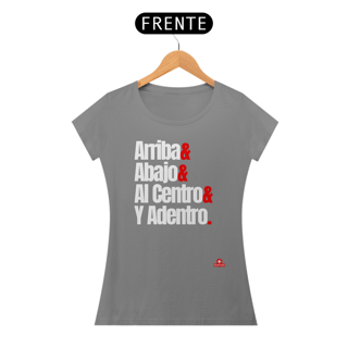 Nome do produto Camiseta feminina sobre o 