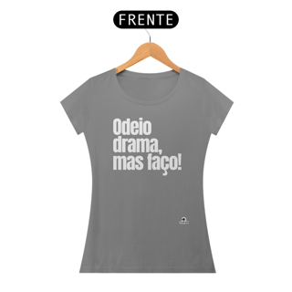 Nome do produto Camiseta feminina baby long com a frase engraçada 