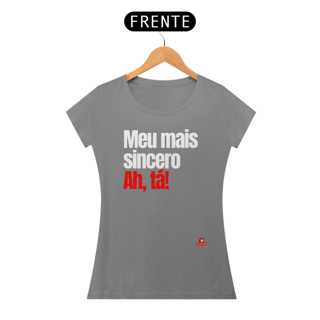 Nome do produto Camiseta feminina com humor e frase irônica 