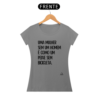 Nome do produto Camiseta feminina com frase engraçada 