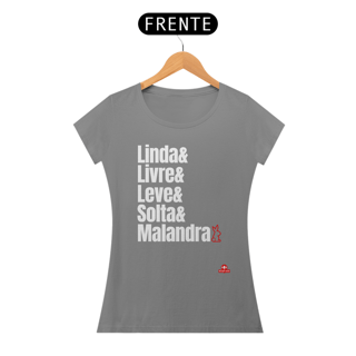 Nome do produto Camiseta feminina com estampa da frase 