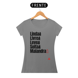 Nome do produto Camiseta feminina com estampa da frase 