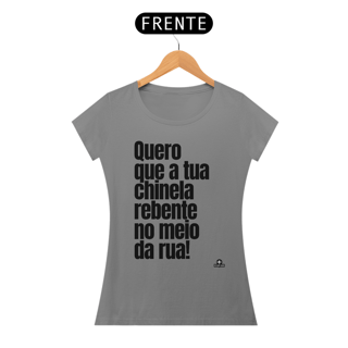 Nome do produto Camiseta feminina com frase engraçada 