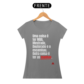 Nome do produto Camiseta feminina com frase engraçada 