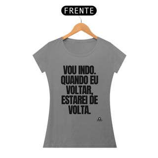 Nome do produto Camiseta feminina com frase de humor 