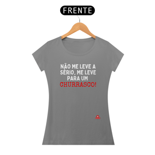 Nome do produto Camiseta feminina de Churrasco com frase 