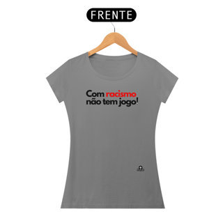 Nome do produto Camiseta feminina de torcedora com frase 