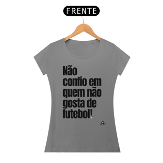 Nome do produto Camiseta feminina de torcedor com frase 