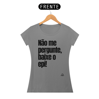 Nome do produto Camiseta feminina de humor com frase 