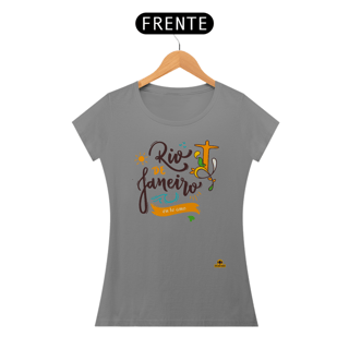 Nome do produto Camiseta feminina estampada de turista 