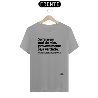Nome do produto Camiseta com frase de humor 