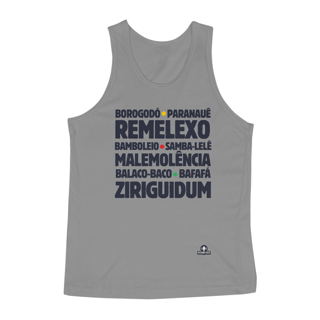 Nome do produto Camiseta regata com as expressões brasileiras 