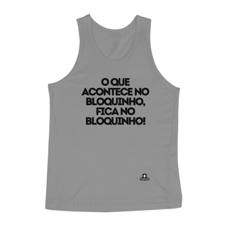 Nome do produto Camiseta regata de bloquinho de carnaval 