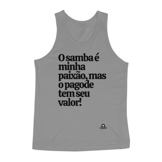Nome do produto Camiseta regata de samba com a frase 