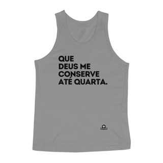 Nome do produto Camiseta regata com frase de humor 