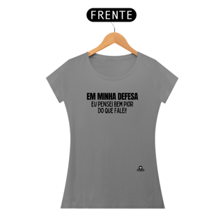 Nome do produto Camiseta baby long frase engraçada 