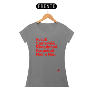 Nome do produto Camiseta baby long para o carnaval com frase 