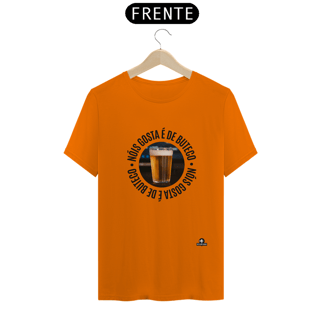 Nome do produto Camiseta “Nóis Gosta É de Boteco” com imagem de um Copo americano de Cerveja.
