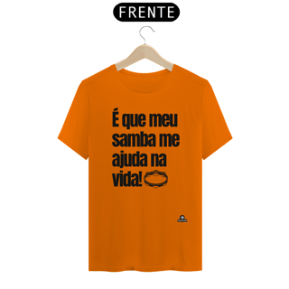 Nome do produto Camiseta de sambista com frase 