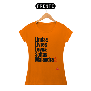Nome do produto Camiseta feminina com estampa da frase 