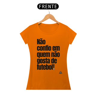 Nome do produto Camiseta feminina de torcedor com frase 