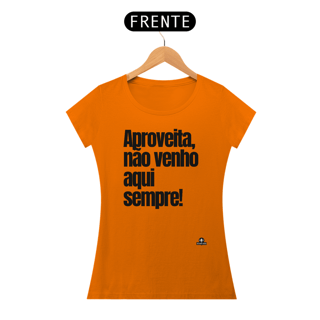 Nome do produto Camiseta feminina de humor com frase 