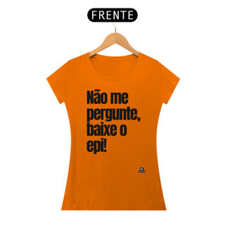 Nome do produto Camiseta feminina de humor com frase 