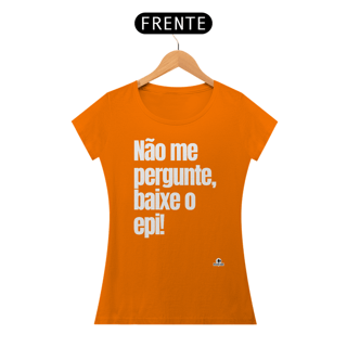 Nome do produto Camiseta feminina de humor com frase 
