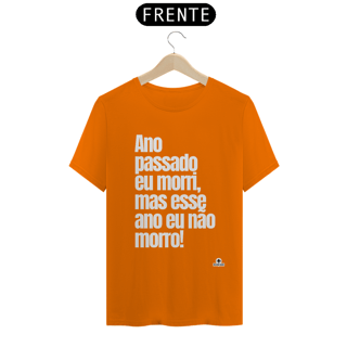 Nome do produto Camiseta de bloquinho com frase do cantor Belchior 