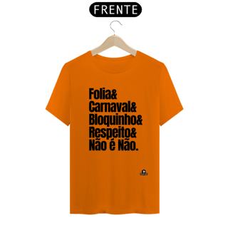 Nome do produto Camiseta para o carnaval com frase 