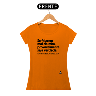 Nome do produto Camiseta feminina com frase de humor 
