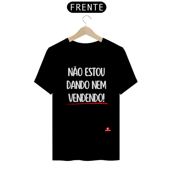 Camiseta com frase divertida 