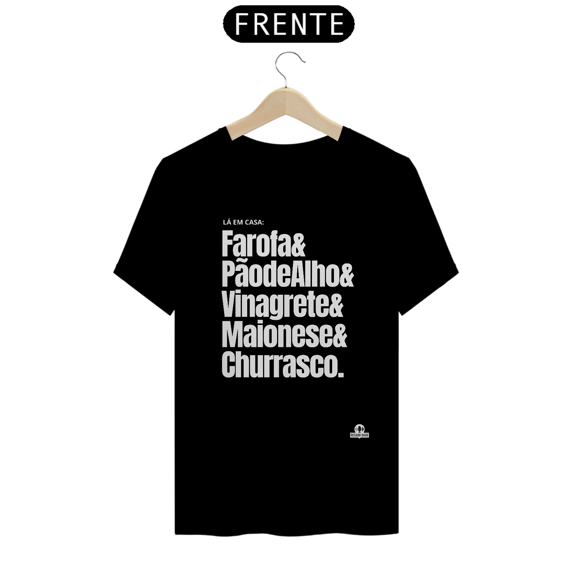 Camiseta com frase 