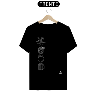 Nome do produto Camiseta samba com estampa que remete à música 