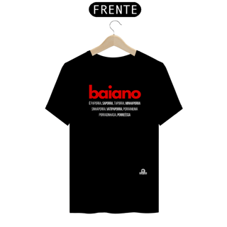 Nome do produto Camiseta da Bahia com as gírias faladas em Salvador.