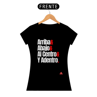 Nome do produto Camiseta feminina sobre o 