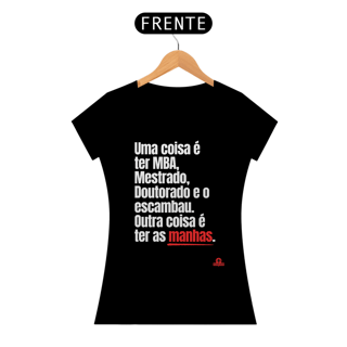 Nome do produto Camiseta feminina com frase engraçada 
