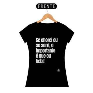 Nome do produto Camiseta feminina com frase engraçada 