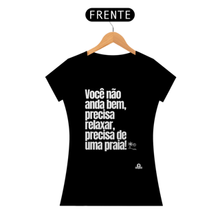Nome do produto Camiseta feminina baby long de turismo com frase 
