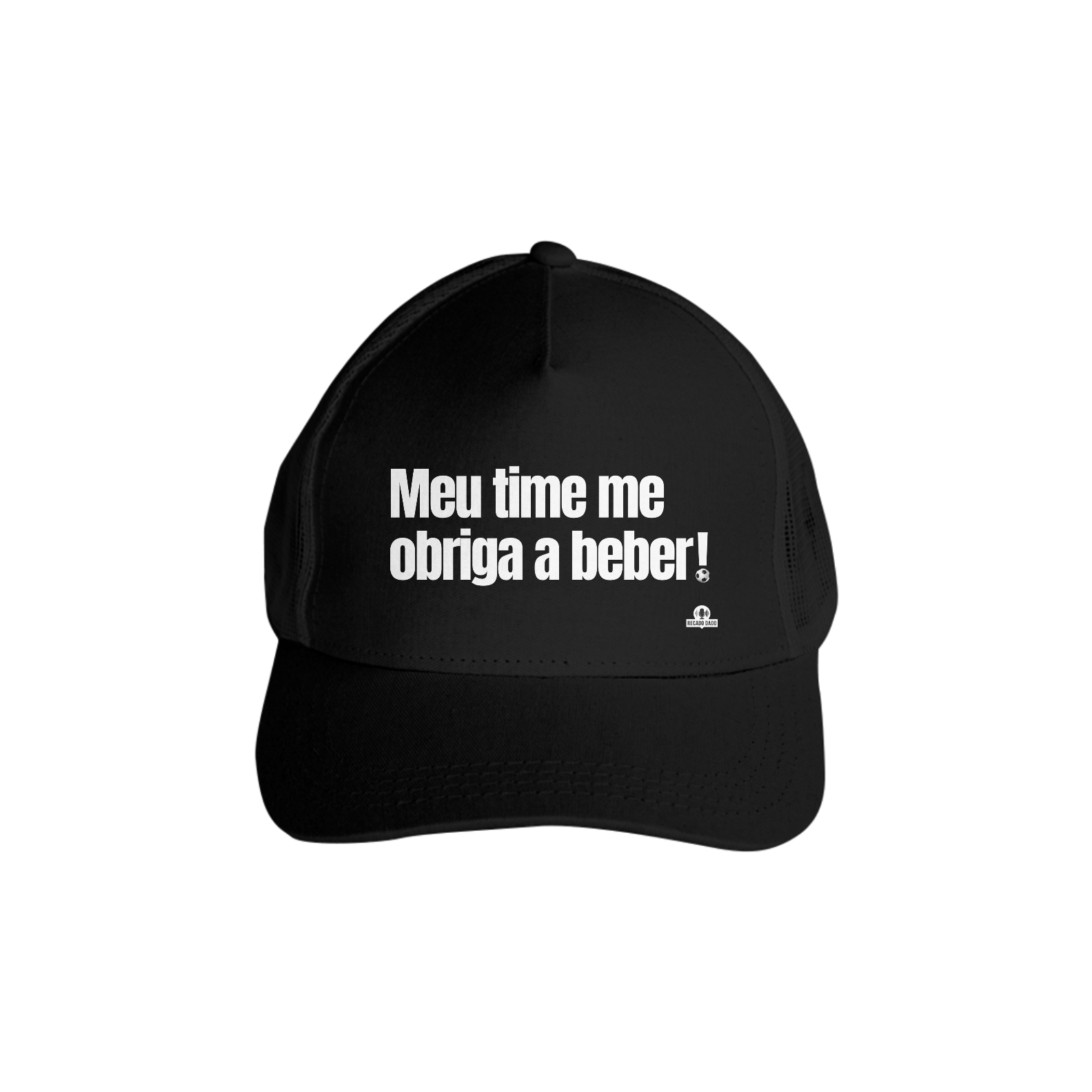 Boné aba curva torcedor frase futebol 