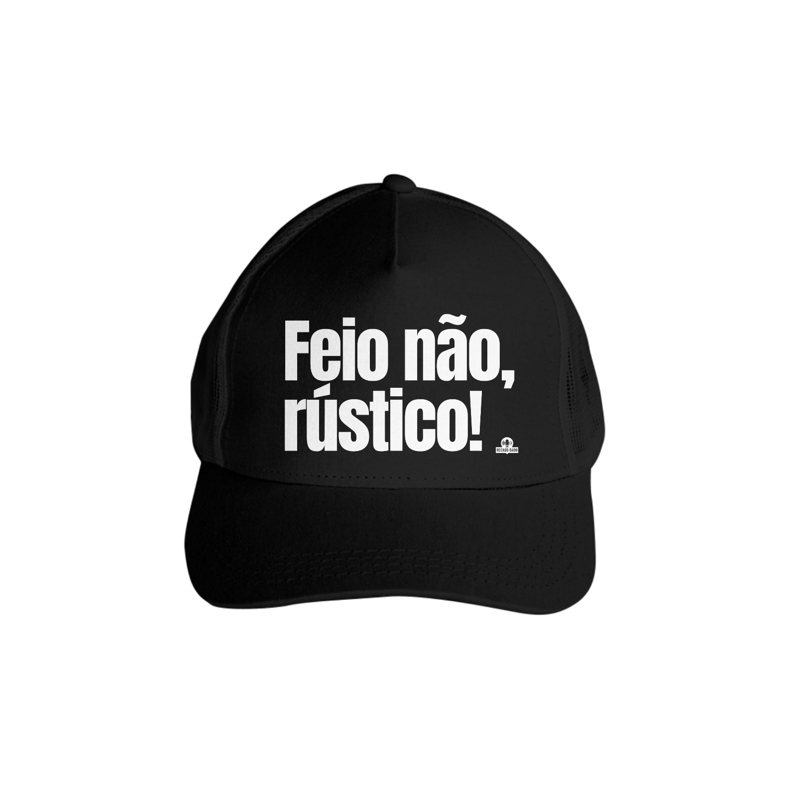 Boné aba curva humor frase 
