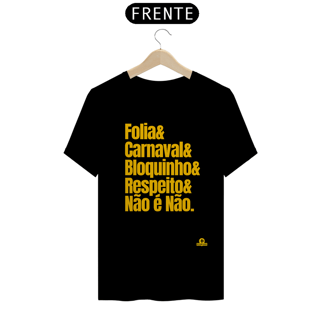 Nome do produto Camiseta para o carnaval com frase 