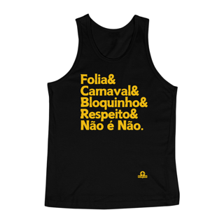Nome do produto Camiseta regata para o carnaval com frase 