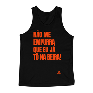 Nome do produto Camiseta regata com frase de humor 