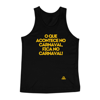 Nome do produto Camiseta regata de carnaval com frase estampada 